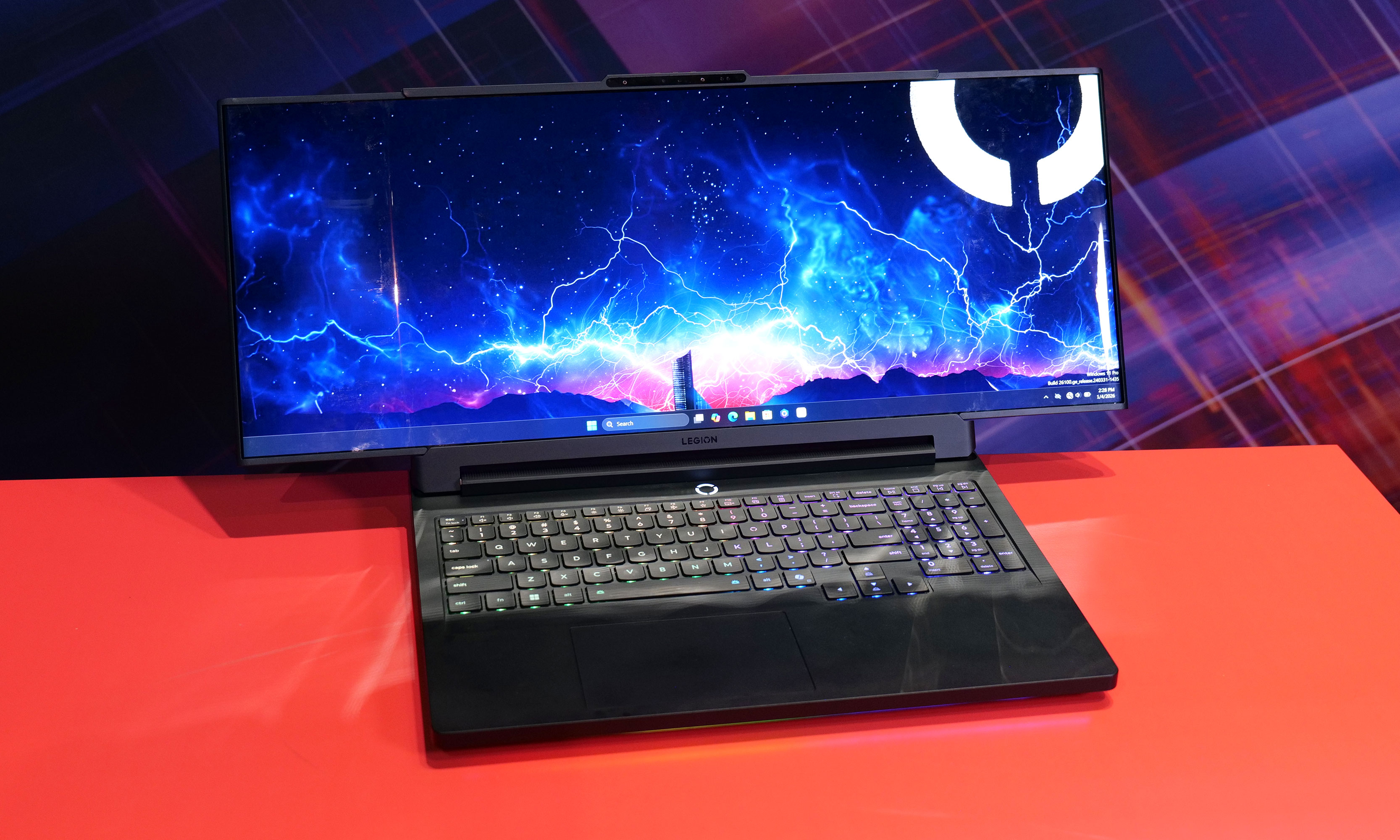 CES 2026: The Lenovo Legion Pro Rollable concept expands impressively with just a button press.