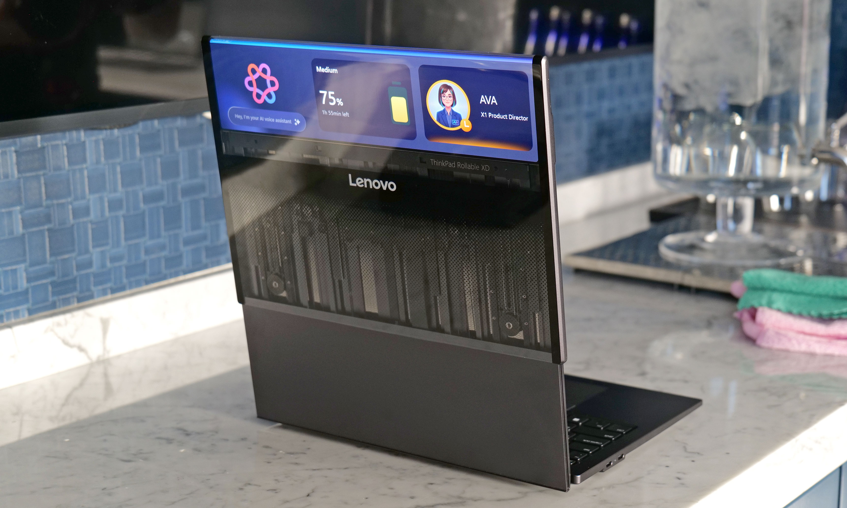 Lenovo unveils its futuristic XD Rollable Concept at CES 2026, blending science fiction with innovative technology.